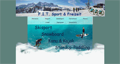 Desktop Screenshot of fit-sportundfreizeit.de