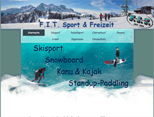 Tablet Screenshot of fit-sportundfreizeit.de